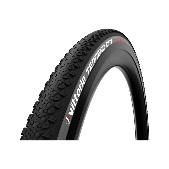 Vittoria Terreno Dry CX Dekk Sort, 45-622/700x45c, G2, TNT, 410 g 