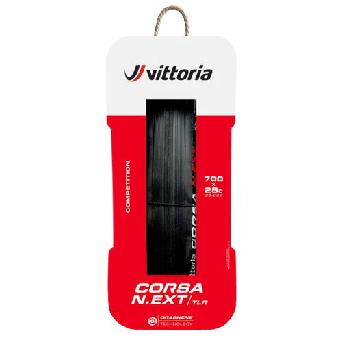 Vittoria Corsa N.EXT TLR Sykkeldekk Sort, Tubeless, 700x28c 