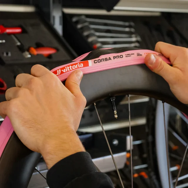 Vittoria Corsa PRO Dekk Rosa, 28mm 