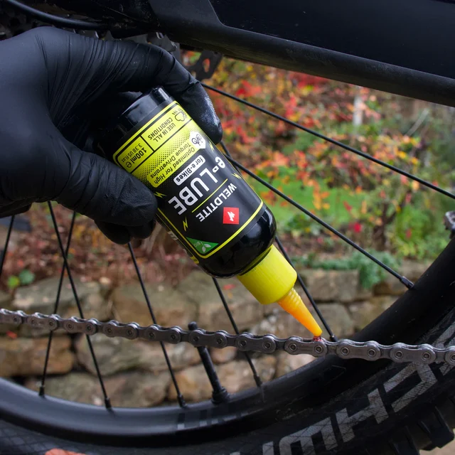 Weldtite E-Lube Olje 100 ml 100 ml, kjedeolje for elsykler og e-MTB 