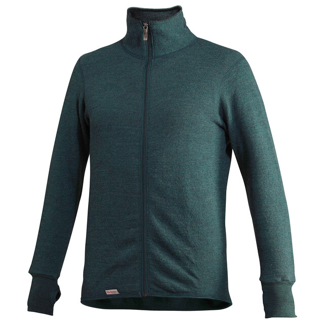 Woolpower Full Zip Jacket 400 Jacka Forest Green, Str. XS 