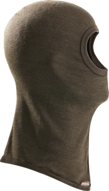 Woolpower Lite Balaklava Grønn, Lite serie laget i 80% merino ull 