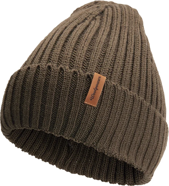 Woolpower Beanie Rib Lue Pine Green, Str. Onesize 