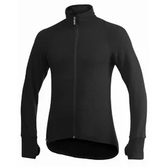 Woolpower Full Zip Jacket 600 Jakke Sort, Str. M