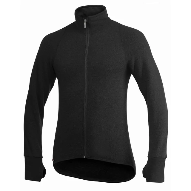Woolpower Full Zip Jacket 600 Jakke Sort, Str. M 