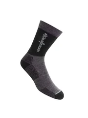 Woolpower Logo Motion 400 Sokker Sort, Str. 40-44