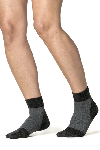 Woolpower Skilled Liner Short Sokker Grå, Str. 36-39 