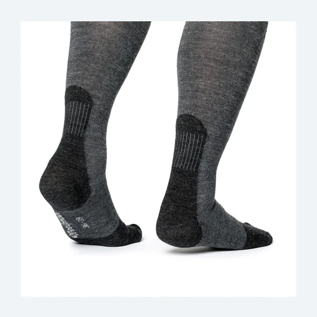Woolpower Skilled Liner Knee-High Sokker Grå, Str. 36-39 