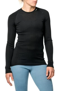 Woolpower Crewneck Lite LS Undertr&#248;ye Sort