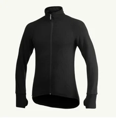 Woolpower Full Zip 400 Jacka Svart, Str. M