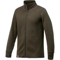 Woolpower Full Zip 600 Jakke Pine Green, Str. XL