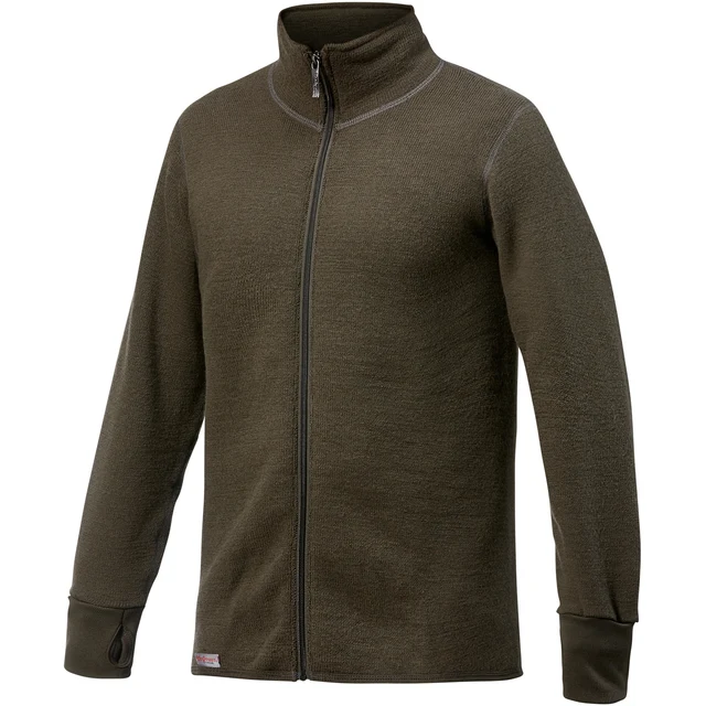 Woolpower Full Zip 600 Jakke Pine Green, Str. XL 
