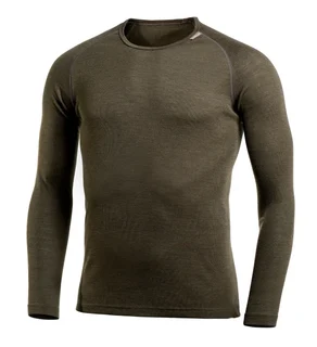 Woolpower Crewneck Lite LS Undertrøye Grønn, Lite serie laget i 80% merino ull