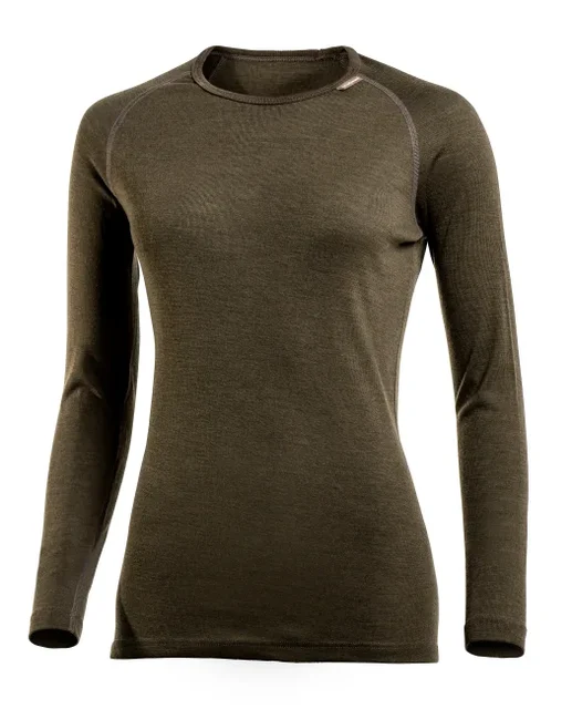 Woolpower Crewneck Lite LS Undertrøye Grønn, Str. XS 