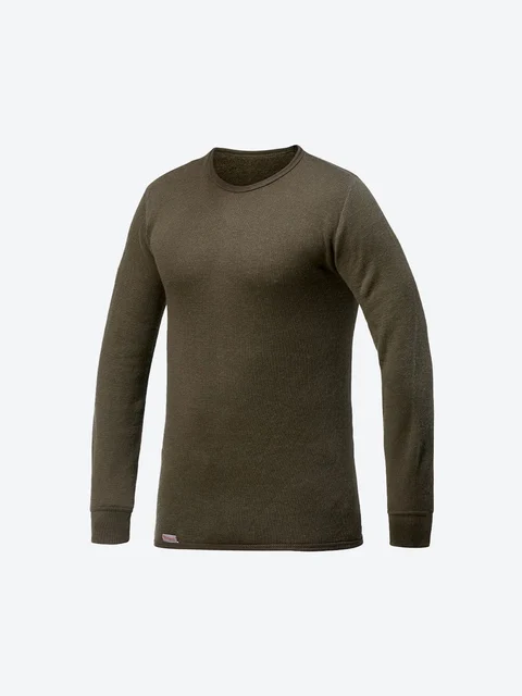 Woolpower Crewneck 200 LS Undertrøye Grønn, Str. XS 