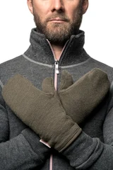 Woolpower Mittens 400 Votter Grønn, Str. M