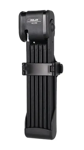 XLC LO-F50 Foldbar Lås Blå, Nøkkel, 800 mm, 7/15, 830 gram