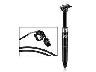 XLC SP-T07 120mm Dropper Setepinne 420mm, Inv. kabel, Flere diametere
