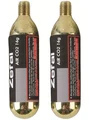 Zefal 16g CO2 Patroner 2 stk, Gjenget
