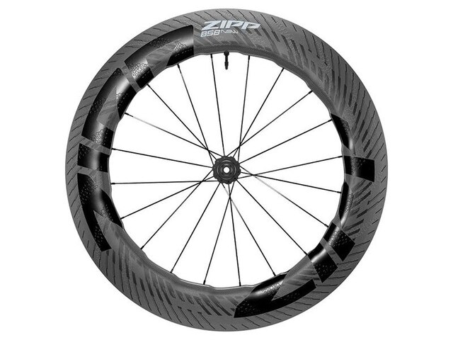 Zipp 858 NSW Tubeless Disc Framhjul Tubeless, Carbon, 85 mm 