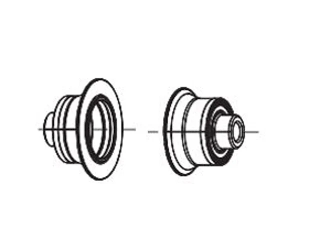 Zipp Axle End Cap Set Zipp 176/177 bak, Felgbrems, QR 