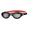 Zoggs Phantom 2.0 Svømmebrille Sort/Rød, Sotfarget linse