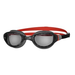 Zoggs Phantom 2.0 Svømmebrille Sort/Rød, Sotfarget linse