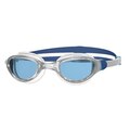 Zoggs Phantom 2.0 Svømmebrille Transparent/Blå, Blå linse
