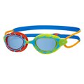 Zoggs Predator Junior Svømmebrille Multifarget, Blå linser