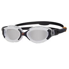 Zoggs Predator Flex Svømmebrille Hvit/Sort, Klare linser