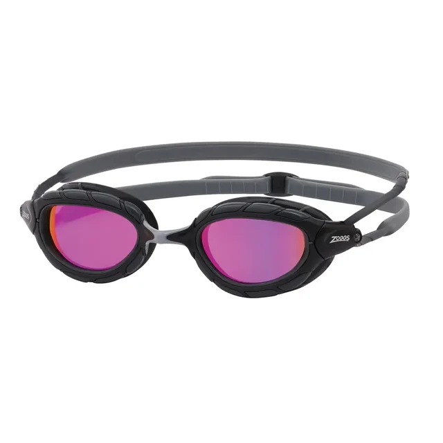 Zoggs Predator Titanium. Svømmebrille Rosa speil, Small 