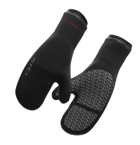 Zone3 Thermo Tech Warmth Sv&#248;mmehansker Sort, Designet for kaldt v&#230;r!