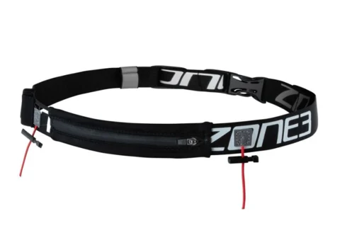 Zone3 Racebelt Lycra Pouch Belte Sort, Til trening og konkurranse