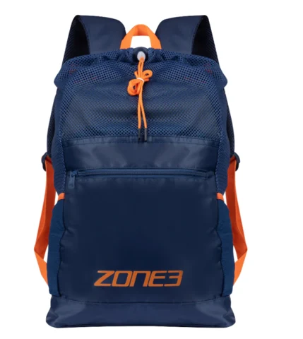 Zone3 Large Mesh Training Ryggsekk Bl&#229;/Oransje, OS