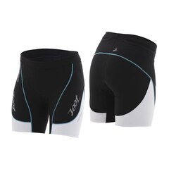 Zoot Ultra 6" Tri Dame Shorts Sort/Hvit/Aruba, Str. XS