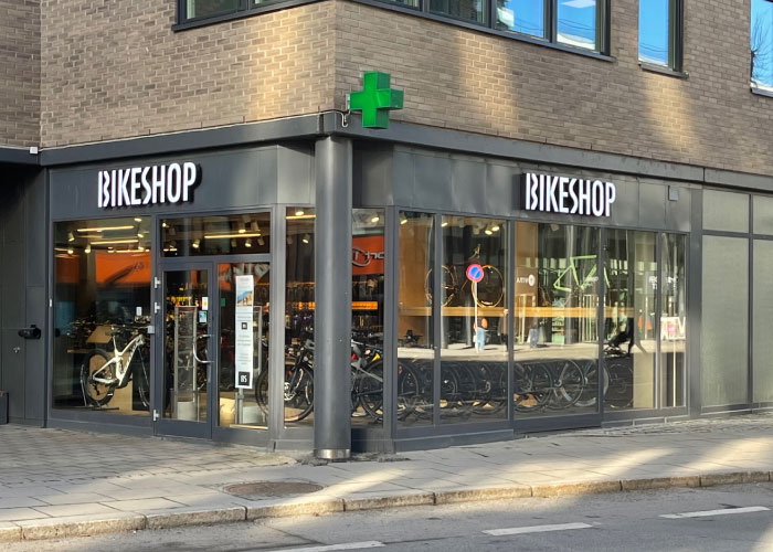velkommen til en hyggelig handel i bikeshop sin fysiske butikk